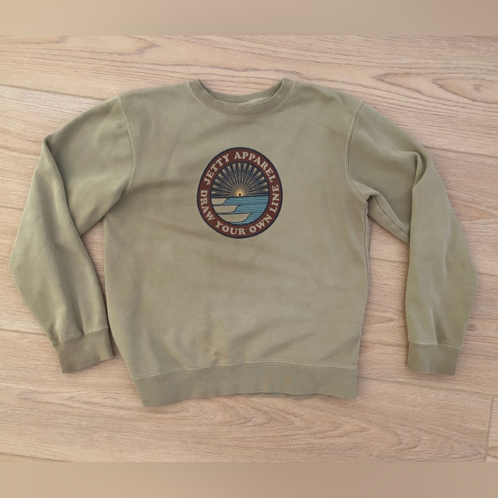 Jetty Apparel Women’s Sweatshirt Draw Your Own Line Small